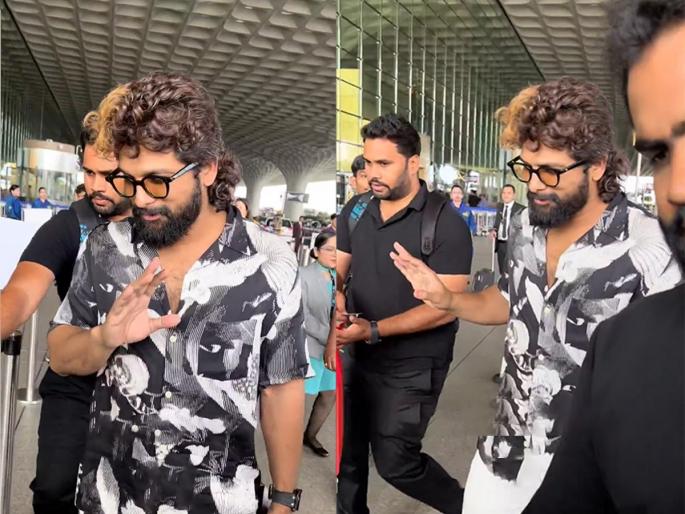 Allu arjun trolled for denied selfie with fans at mumbai airport watch video | "रुकेगा नहीं!" अल्लू अर्जुनने पापाराझींना इग्नोर करत दाखवला अॅटिट्यूड; नेटकरी म्हणाले- शाहरुख पण इतका... Allu arjun trolled for denied selfie with fans at mumbai airport watch video | "रुकेगा नहीं!" अल्लू अर्जुनने पापाराझींना इग्नोर करत दाखवला अॅटिट्यूड; नेटकरी म्हणाले- शाहरुख पण इतका...