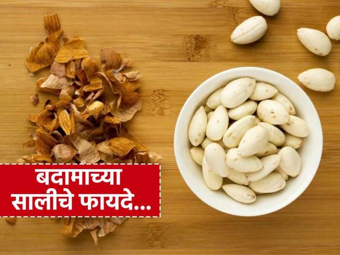 Different uses of soaked almond peels you should know | ओले बदाम सोलल्यावरची साल फेकू नका! त्याचे जबरदस्त उपयोग जाणून घ्या