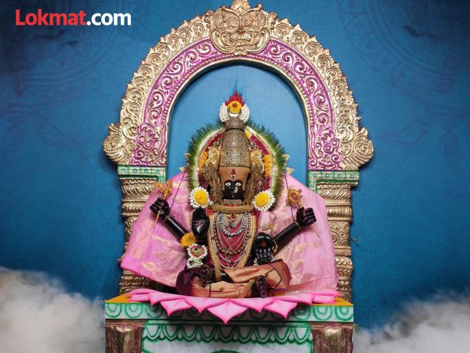 On the fifth day of Navratri festival Ambabai of Kolhapur is worshipped as Goddess Bhuvaneshwari | Navratri २०२५: पाचव्या माळेला कोल्हापूरची अंबाबाई प्रकटली श्रीभुवनेश्वरी माता रूपात