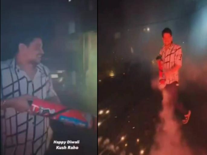 Bhandup's criminal creates terror in Ambernath; Firecrackers are set off towards citizens | भांडुपच्या गुन्हेगाराचा अंबरनाथमध्ये दहशत; नागरिकांच्या दिशेने फटाक्यांची आतषबाजी Bhandup's criminal creates terror in Ambernath; Firecrackers are set off towards citizens | भांडुपच्या गुन्हेगाराचा अंबरनाथमध्ये दहशत; नागरिकांच्या दिशेने फटाक्यांची आतषबाजी