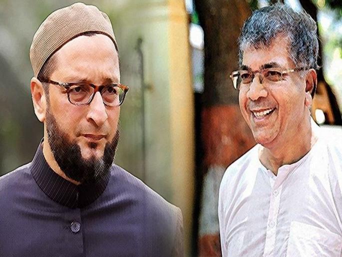 prakash ambedkars bharip bahujan mahasangh makes alliance with asaduddin owaisis aimim | ओवेसींच्या कडेवर प्रकाश आंबेडकर prakash ambedkars bharip bahujan mahasangh makes alliance with asaduddin owaisis aimim | ओवेसींच्या कडेवर प्रकाश आंबेडकर