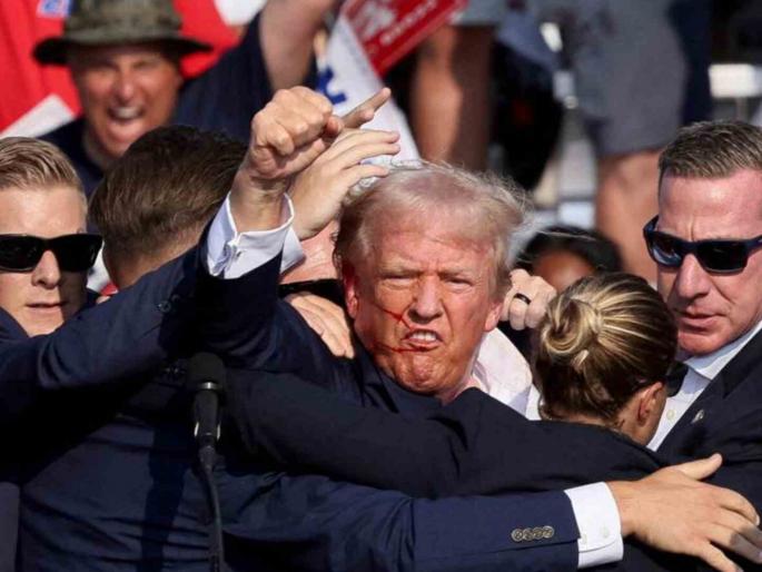 Donald Trump attacks As soon as he got the chance, he shot furiously; The attacker was moving around to make a precise attack | संधी मिळताच त्याने धडाधड गोळ्या झाडल्या; अचूक हल्ला करण्यासाठी हल्लेखोर फिरत होता Donald Trump attacks As soon as he got the chance, he shot furiously; The attacker was moving around to make a precise attack | संधी मिळताच त्याने धडाधड गोळ्या झाडल्या; अचूक हल्ला करण्यासाठी हल्लेखोर फिरत होता