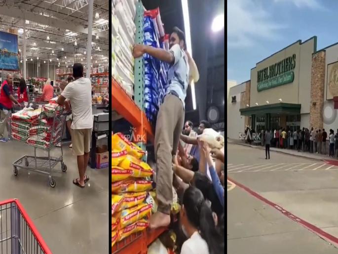 India ban on Rice Export; Modi government decision and rush in the shops in America to purchase rice | मोदी सरकारचा एक निर्णय अन् अमेरिकेतील दुकानांमध्ये तोबा गर्दी; नेमकं काय कारण..? India ban on Rice Export; Modi government decision and rush in the shops in America to purchase rice | मोदी सरकारचा एक निर्णय अन् अमेरिकेतील दुकानांमध्ये तोबा गर्दी; नेमकं काय कारण..?