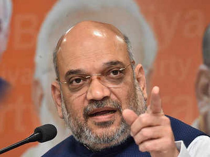 Maharashtra Election 2019: BJP Amit Shah Slams Gandhi And Pawar Familys | Maharashtra Election 2019: गांधी आणि पवार कुटुंबांमुळे वंशवाद फोफावला: अमित शहा