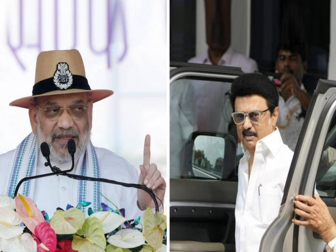 language dispute flare up further central government challenge to tamil nadu union minister amit shah slams m k stalin | भाषेचा वाद आणखी पेटला; केंद्र सरकारचे तामिळनाडूला आव्हान, अमित शाह म्हणाले... language dispute flare up further central government challenge to tamil nadu union minister amit shah slams m k stalin | भाषेचा वाद आणखी पेटला; केंद्र सरकारचे तामिळनाडूला आव्हान, अमित शाह म्हणाले...