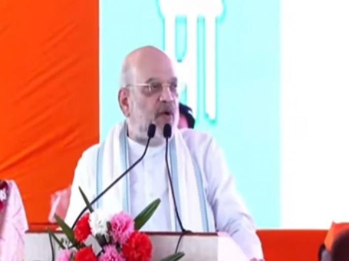 All three tires punctured by Mahavikas Aghadi, Amit Shah's attack | महाविकास आघाडीचे तिन्ही टायर पंक्चर, अमित शाहांचा हल्लाबोल All three tires punctured by Mahavikas Aghadi, Amit Shah's attack | महाविकास आघाडीचे तिन्ही टायर पंक्चर, अमित शाहांचा हल्लाबोल