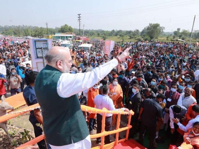 Where are the elections in Maharashtra ?; It is wrong to link coronation to elections; Opinion of Amit Shah | महाराष्ट्रात निवडणुका कुठंयत?; कोरोनावाढीला निवडणुकांशी जोडणं चुकीचं; अमित शाह यांचं मत Where are the elections in Maharashtra ?; It is wrong to link coronation to elections; Opinion of Amit Shah | महाराष्ट्रात निवडणुका कुठंयत?; कोरोनावाढीला निवडणुकांशी जोडणं चुकीचं; अमित शाह यांचं मत
