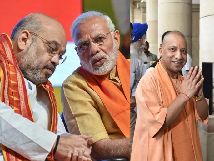 Tremble in Yogi Adityanath's camp! More than 100 MLAs likely to be disqualified in 2027 election; SP in tension... | UP: भाजपाच्या १०० हून अधिक आमदारांचा पत्ता कट होण्याची शक्यता; सपाही टेन्शनमध्ये... Tremble in Yogi Adityanath's camp! More than 100 MLAs likely to be disqualified in 2027 election; SP in tension... | UP: भाजपाच्या १०० हून अधिक आमदारांचा पत्ता कट होण्याची शक्यता; सपाही टेन्शनमध्ये...