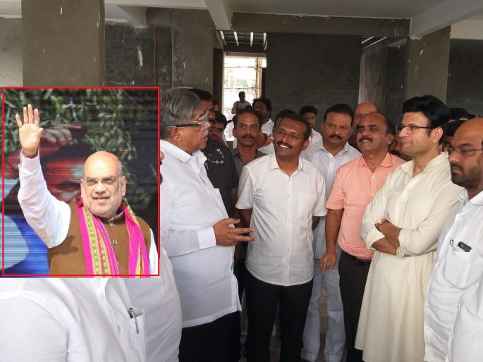 Union Home Minister Amit Shah on his visit to Kolhapur, A gathering of ten thousand activists in the presence of Shah | लोकसभेसाठी भाजपने ठोकला शड्डू, अमित शहांच्या उपस्थितीत कोल्हापुरात दहा हजार कार्यकर्त्यांचा मेळावा Union Home Minister Amit Shah on his visit to Kolhapur, A gathering of ten thousand activists in the presence of Shah | लोकसभेसाठी भाजपने ठोकला शड्डू, अमित शहांच्या उपस्थितीत कोल्हापुरात दहा हजार कार्यकर्त्यांचा मेळावा