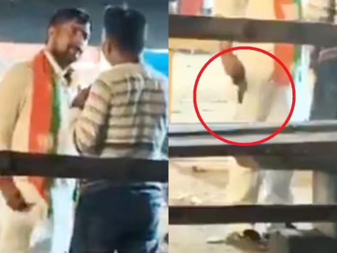 kanpur bjp leader amitest shukla arrested pistol threat ramlila stage | Video - "मी तुला गोळी मारेन, कोणी वाचवणार नाही"; भाजपा नेत्याची गुंडगिरी, डान्सरवर उधळले पैसे