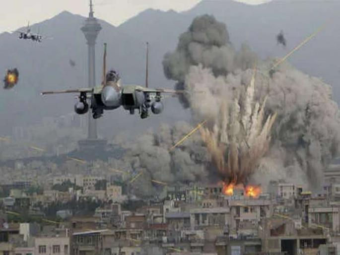 US strikes air strikes on Iraq, 36,000 kg of bombs on ISIS place | अमेरिकेचा इराकवर 'एअर स्ट्राईक', 36 हजार किलोंचे बॉम्ब टाकले US strikes air strikes on Iraq, 36,000 kg of bombs on ISIS place | अमेरिकेचा इराकवर 'एअर स्ट्राईक', 36 हजार किलोंचे बॉम्ब टाकले