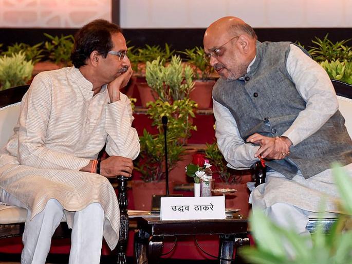 Maharashtra Government : Amit Shah's video viral; The answer was given in respect of the allotment of Chief Minister with shiv sena and bjp | Maharashtra Government : Video: अमित शहांचा व्हिडीओ व्हायरल; मुख्यमंत्रिपदाच्या ५०-५० वाटपाबाबत दिलं होतं 'असं' उत्तर