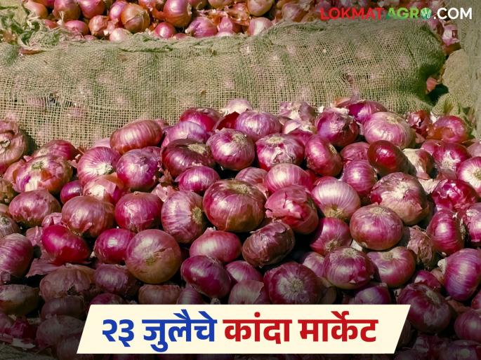Kanda Market Deep Amavasya causes disruption in onion prices in market, read onion prices of July 23 | Kanda Market : दीप अमावास्येमुळे कांदा बाजारात बदल, वाचा 23 जुलैला काय भाव मिळाला? Kanda Market Deep Amavasya causes disruption in onion prices in market, read onion prices of July 23 | Kanda Market : दीप अमावास्येमुळे कांदा बाजारात बदल, वाचा 23 जुलैला काय भाव मिळाला?