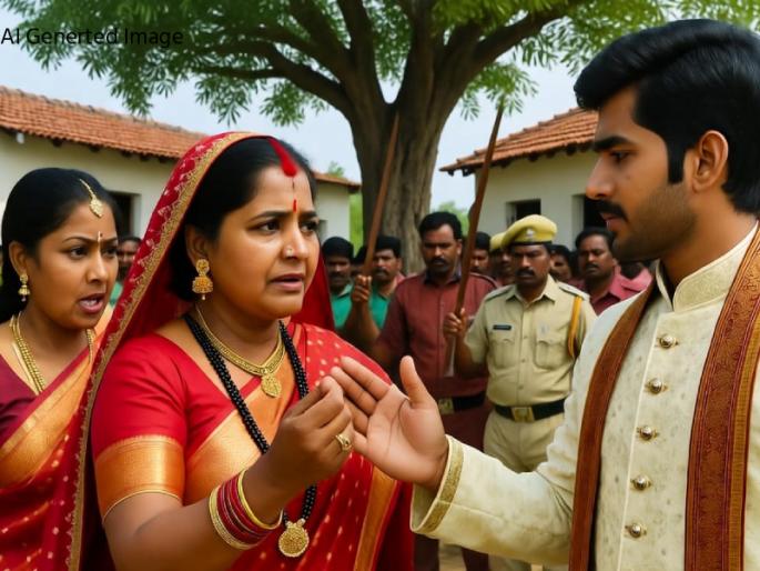 All limits crossed! Mother-in-law was going to marry 18-year-old son-in-law; daughter entered before wearing mangalsutra and.. | सगळ्याच मर्यादा ओलांडल्या! १८ वर्षांच्या जावयाशी लग्न करणार होती सासू; मंगळसूत्र घालण्याआधीच मुलीची एंट्री झाली अन्.. 