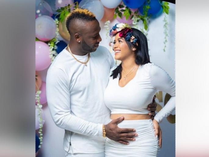 watch video : Andre russell and jassym lora announce arrival of baby in unique style  | Video : आंद्रे रसेलच्या घरी Good News; केली हटके स्टाईलनं घोषणा