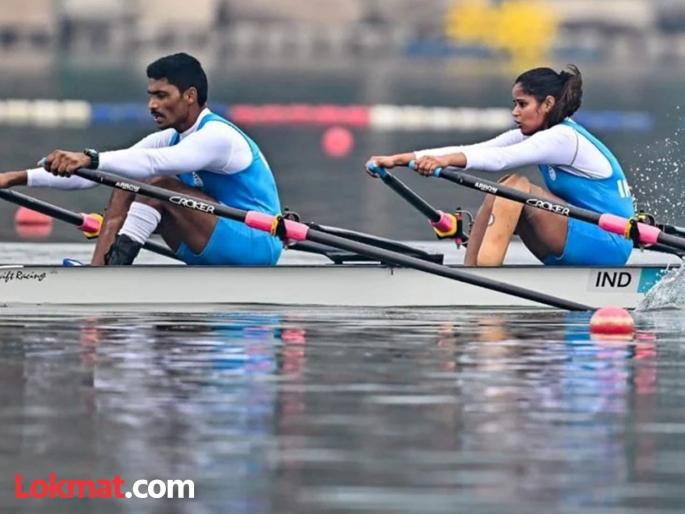 Para Rowers Anita And Narayana Kongannapalle Qualify For PR3 Mixed Double Sculls Final B after securing 3rd place Repechage Round | YouTube बघून खेळ शिकली; आता रोईंगमध्ये अनितानं नारायण यांच्यासह फायनल गाठली Para Rowers Anita And Narayana Kongannapalle Qualify For PR3 Mixed Double Sculls Final B after securing 3rd place Repechage Round | YouTube बघून खेळ शिकली; आता रोईंगमध्ये अनितानं नारायण यांच्यासह फायनल गाठली