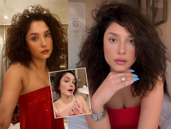 ankita lokhande looks different in recent photos netizens trolled her saying so much filter | किती वाईट दिसतंय ते? अंकिता लोखंडेचा लूक पाहून चाहते शॉक; नेटकऱ्यांनी केलं ट्रोल ankita lokhande looks different in recent photos netizens trolled her saying so much filter | किती वाईट दिसतंय ते? अंकिता लोखंडेचा लूक पाहून चाहते शॉक; नेटकऱ्यांनी केलं ट्रोल