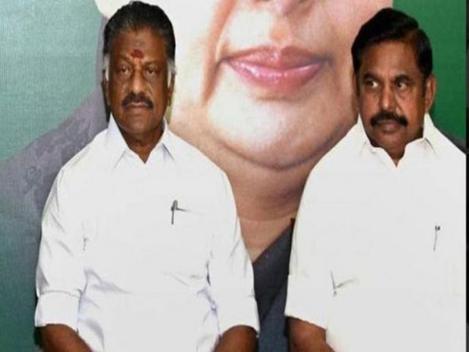 Together with the AIADMK's Palaniasamy and PannierSelvam groups | तामिळनाडूतील राजकीय उलथापालथ थांबली; अण्णाद्रमुकचे पलानीसामी आणि पन्नीरसेल्वम गट एकत्र Together with the AIADMK's Palaniasamy and PannierSelvam groups | तामिळनाडूतील राजकीय उलथापालथ थांबली; अण्णाद्रमुकचे पलानीसामी आणि पन्नीरसेल्वम गट एकत्र