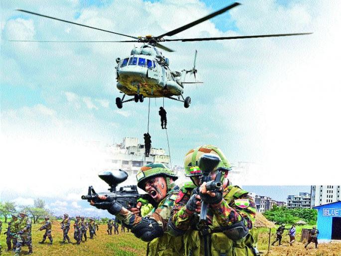 Terrorists can not be eliminated; BIMSTEC | दहशतवाद्यांचा मिळून करू खात्मा; ‘बिम्सटेक’तर्फे युद्धसराव