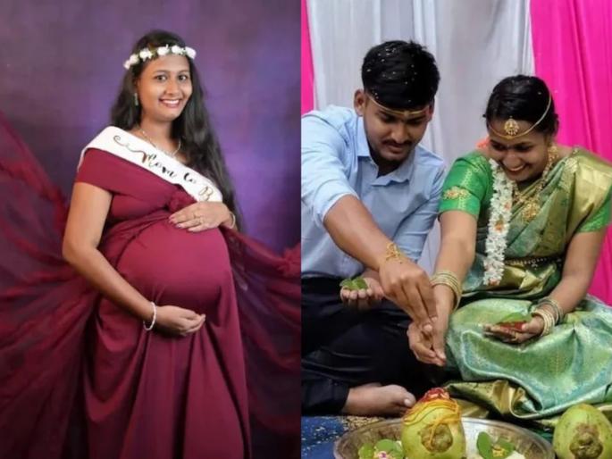 horrific inciden in visakhapatnam husband strangled his wife who was due to deliver in weeks | नात्याला काळीमा! 'ती' आई होणार होती, पण नवऱ्यानेच हिरावून घेतला आनंद; गर्भवती पत्नीची हत्या horrific inciden in visakhapatnam husband strangled his wife who was due to deliver in weeks | नात्याला काळीमा! 'ती' आई होणार होती, पण नवऱ्यानेच हिरावून घेतला आनंद; गर्भवती पत्नीची हत्या