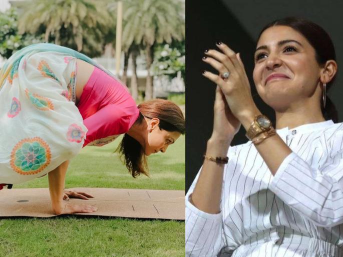 anushka sharma praises chetana kohli for her yoga pose on diwali wife of vikas kohli virat kohli s brother | विराट कोहलीच्या वहिनीने शेअर केला योग साधनेचा फोटो, अनुष्का शर्माने जाऊबाईंचं केलं कौतुक anushka sharma praises chetana kohli for her yoga pose on diwali wife of vikas kohli virat kohli s brother | विराट कोहलीच्या वहिनीने शेअर केला योग साधनेचा फोटो, अनुष्का शर्माने जाऊबाईंचं केलं कौतुक