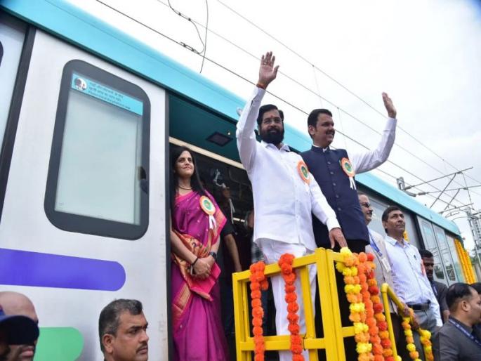 Another metro will run on top of one metro; Launched by Prime Minister Narendra Modi | एका मेट्रोच्या डोक्यावर धावणार दुसरी मेट्रो; पंतप्रधान नरेंद्र मोदी यांच्या हस्ते लोकार्पण Another metro will run on top of one metro; Launched by Prime Minister Narendra Modi | एका मेट्रोच्या डोक्यावर धावणार दुसरी मेट्रो; पंतप्रधान नरेंद्र मोदी यांच्या हस्ते लोकार्पण