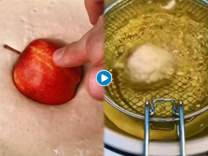 apple pakoda recipe video goes viral netizens get angry | नेटीझन्सचा संताप अनावर, लोक म्हणाले आता अति होतंय, कारण: सफरचंदाची भजी
