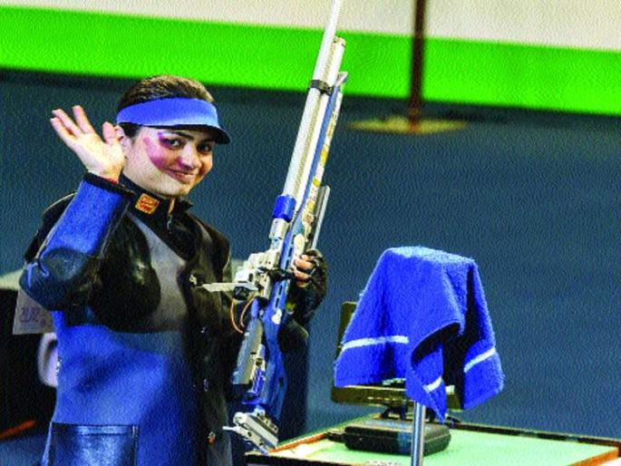 Apuwirichi world record 'gold' rise | अपूर्वीचा विश्वविक्रमी ‘सुवर्ण’वेध