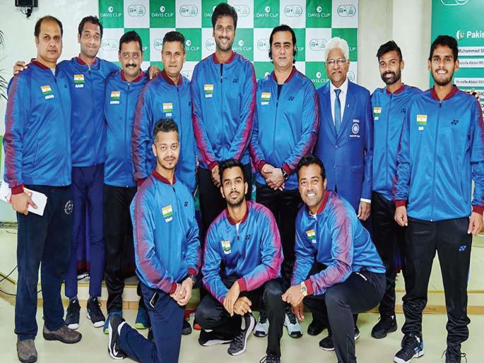 Davis Cup Tennis: Attention towards India-Pakistan Match | डेव्हिस चषक टेनिस : भारत-पाकलढतीकडे लक्ष