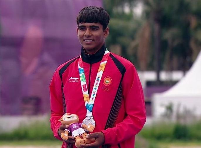Youth Olympics 2018: Archer akash Malik's historic silver medal at youth olympic | Youth Olympics 2018 : तिरंदाज आकाश मलिकचे ऐतिहासिक रौप्यपदक Youth Olympics 2018: Archer akash Malik's historic silver medal at youth olympic | Youth Olympics 2018 : तिरंदाज आकाश मलिकचे ऐतिहासिक रौप्यपदक