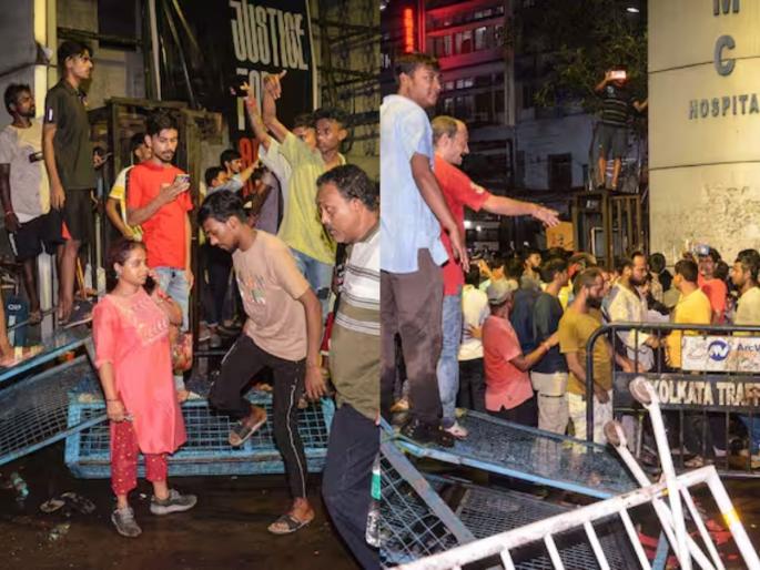 kolkata doctor murder case rg kar medical college doctor claims mob tried to destroy crime scene | कोलकाता निर्भया प्रकरण : जमावाने पुरावे नष्ट करण्याचा प्रयत्न केला?; डॉक्टरांचा मोठा दावा kolkata doctor murder case rg kar medical college doctor claims mob tried to destroy crime scene | कोलकाता निर्भया प्रकरण : जमावाने पुरावे नष्ट करण्याचा प्रयत्न केला?; डॉक्टरांचा मोठा दावा