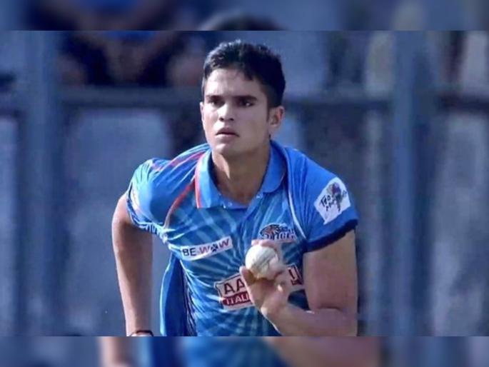 Arjun Tendulkar Hits 26-Ball 77, Takes 3 Wickets in Police Shield Tournament | IPL 2021 लिलावापूर्वी अर्जुन तेंडुलकरची अष्टपैलू कामगिरी; २६ चेंडूंत चोपल्या ७७ धावा अन्...