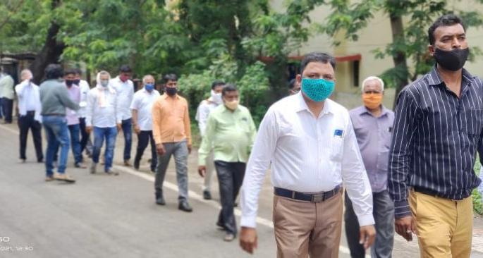 Aakrosh Morcha for reservation in promotion | पदोन्नतीतील आरक्षणासाठी आक्रोश मोर्चा Aakrosh Morcha for reservation in promotion | पदोन्नतीतील आरक्षणासाठी आक्रोश मोर्चा