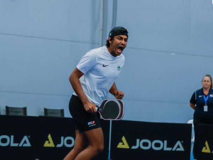 Indian Player Armaan Bhatia crowned champion of inaugural India Masters Pickleball Championship | भारताच्या अरमान भाटीयाने जिंकली इंडिया मास्टर्स पिकलबॉल स्पर्धा; अमेरिकन खेळाडूला हरवलं! Indian Player Armaan Bhatia crowned champion of inaugural India Masters Pickleball Championship | भारताच्या अरमान भाटीयाने जिंकली इंडिया मास्टर्स पिकलबॉल स्पर्धा; अमेरिकन खेळाडूला हरवलं!