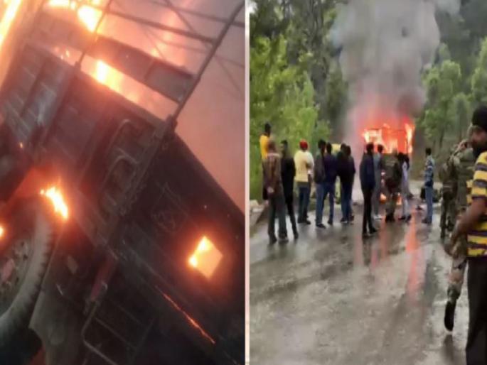 Army vehicles attacked by terrorists in Jammu & Kashmir, Three Army personnel lost their lives, know here details | जम्मू आणि काश्मीर: लष्करी वाहनांवर दहशतवादी हल्ला; तीन जवान शहीद, तीन जखमी