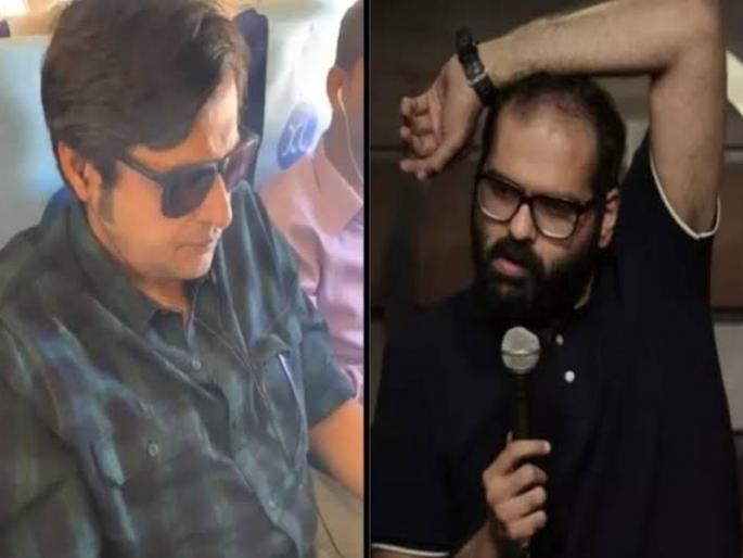 Arnab Goswami faces Kunal Kamra again in flight | विमानात पुन्हा अर्णब गोस्वामी आणि कुणाल कामरा समोरासमोर आले अन्...