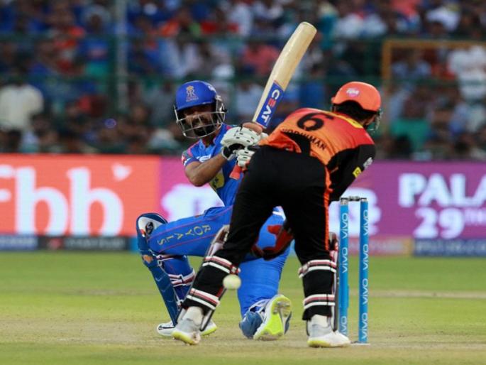 RR vs SRH, IPL 2018 LIVE: Sunrisers Hyderabad won the toss & elected Bat first | RR vs SRH , IPL 2018 : सनरायझर्सचा रोमांचक विजय, रहाणेचे अर्धशतक व्यर्थ