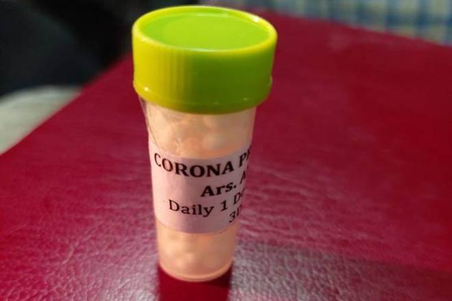 Booster dose of Arsenic Album 30 for Corona Fighters | कोरोना फायटर्सना ‘अर्सेनिक अल्बम ३०’चा बूस्टर डोस