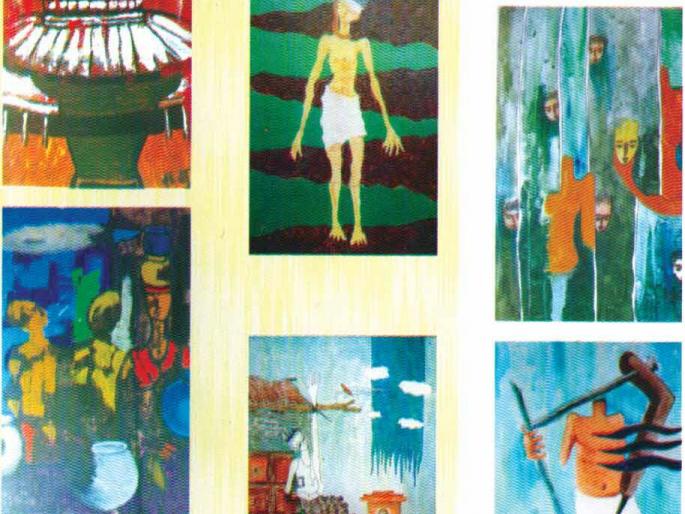 A picture exhibition at Washim! | वाशिम येथे  ‘सल मुक्या रंग व रेषांची एक वास्तव....’  चित्र प्रदर्शनीचे आयोजन ! A picture exhibition at Washim! | वाशिम येथे  ‘सल मुक्या रंग व रेषांची एक वास्तव....’  चित्र प्रदर्शनीचे आयोजन !