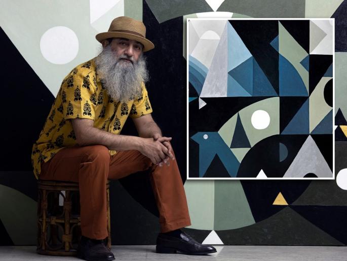 sanjay bhattacharya's a vataran artist 'Moving Geometry' premieres at jahangir art gallery in mumbai  | जहांगीरमध्ये संजय भट्टाचार्य यांच्या 'मूव्हिंग जॉमेट्री'चा प्रीमियर, सात वर्षांनी मुंबईत भरणार प्रदर्शन sanjay bhattacharya's a vataran artist 'Moving Geometry' premieres at jahangir art gallery in mumbai  | जहांगीरमध्ये संजय भट्टाचार्य यांच्या 'मूव्हिंग जॉमेट्री'चा प्रीमियर, सात वर्षांनी मुंबईत भरणार प्रदर्शन