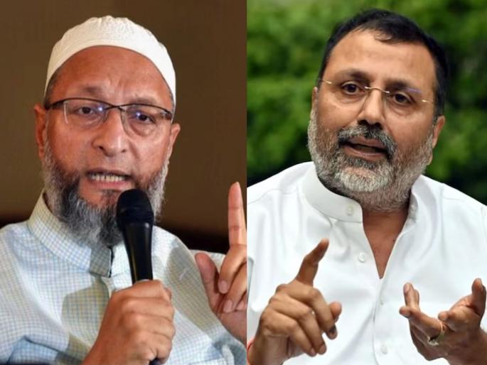 aimim chief asaduddin owaisi attacks over bjp MP Nishikant Dubey's statement about supreme court | "मोदीजी या लोकांना रोखले नाही, तर..."; निशिकांत दुबे यांच्या विधानावरून ओवेसींचा हल्लाबोल aimim chief asaduddin owaisi attacks over bjp MP Nishikant Dubey's statement about supreme court | "मोदीजी या लोकांना रोखले नाही, तर..."; निशिकांत दुबे यांच्या विधानावरून ओवेसींचा हल्लाबोल