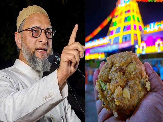 Tirupati Laddu Controversy: Asaduddin Owaisi's First Reaction on Tirupati Balaji Temple Laddu Controversy | तिरुपती बालाजी मंदिर लाडू वादावर असदुद्दीन ओवेसी यांची पहिली प्रतिक्रिया; म्हणाले...