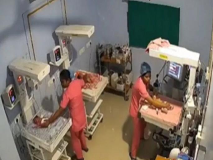 VIRAL: Assam shaken by earthquake, nurses show courage! They risked their own lives to save the lives of babies | VIRAL : भूकंपाच्या झटक्यानं आसाम हादरलं, नर्सनी धाडस दाखवलं! स्वतःचा जीव धोक्यात घालून वाचवले बाळांचे प्राण  VIRAL: Assam shaken by earthquake, nurses show courage! They risked their own lives to save the lives of babies | VIRAL : भूकंपाच्या झटक्यानं आसाम हादरलं, नर्सनी धाडस दाखवलं! स्वतःचा जीव धोक्यात घालून वाचवले बाळांचे प्राण