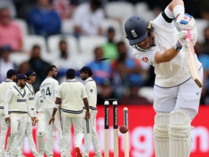 ENG vs IND Zak Crawley And Ollie Pope Fall In Back To Back Overs From Prasidh Krishna | ENG vs IND : प्रसिद्ध कृष्णानं बॅक टू बॅक ओव्हरमध्ये २ विकेट्स मिळवत टीम इंडियाला दिला मोठा दिलासा