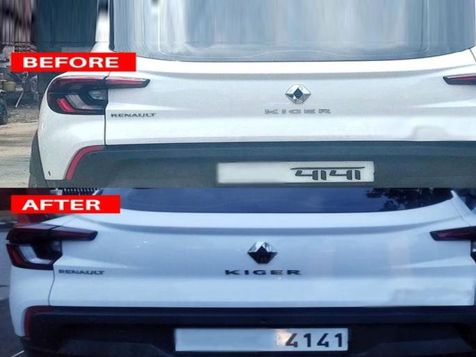 A Man wrote papa in the number plate of the car Uttarakhand Police taught a lesson car number number plate viral | 4141 ला नंबर प्लेटवर लिहिलं 'पापा', पोलिसांनी शिकवला धडा; म्हणाले- पापा कहते हैं बडा नाम करेगा... A Man wrote papa in the number plate of the car Uttarakhand Police taught a lesson car number number plate viral | 4141 ला नंबर प्लेटवर लिहिलं 'पापा', पोलिसांनी शिकवला धडा; म्हणाले- पापा कहते हैं बडा नाम करेगा...