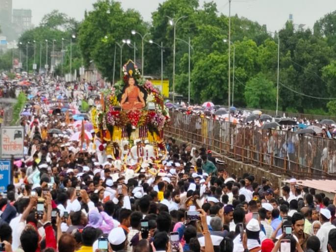 sant dnyaneshwar maharal palkhi returned alandi from Pandharpur in ashadhi wari | Ashadhi Wari: आळंदीत टाळ - मृदंगाचा निनाद ‘माउली - तुकारामांचा' जयघोष; पंढरीहून माऊली स्वगृही परतले sant dnyaneshwar maharal palkhi returned alandi from Pandharpur in ashadhi wari | Ashadhi Wari: आळंदीत टाळ - मृदंगाचा निनाद ‘माउली - तुकारामांचा' जयघोष; पंढरीहून माऊली स्वगृही परतले
