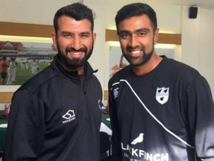 India vs England Ashwin Promises To Shave Half His Moustache If Cheteshwar Pujara Completes Challenge | लागली पैज! ...तर अश्विन अर्धी मिशी कापून मैदानात उतरणार; पुजाराला ओपन चॅलेंज