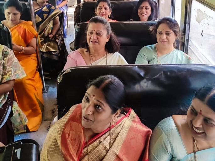 MLAs ashwini jagtap uma khapare came to know the problems of women while traveling to ST | Pimpri Chinchwad | एसटीने प्रवास करीत आमदारांनी जाणून घेतल्या महिलांच्या समस्या MLAs ashwini jagtap uma khapare came to know the problems of women while traveling to ST | Pimpri Chinchwad | एसटीने प्रवास करीत आमदारांनी जाणून घेतल्या महिलांच्या समस्या
