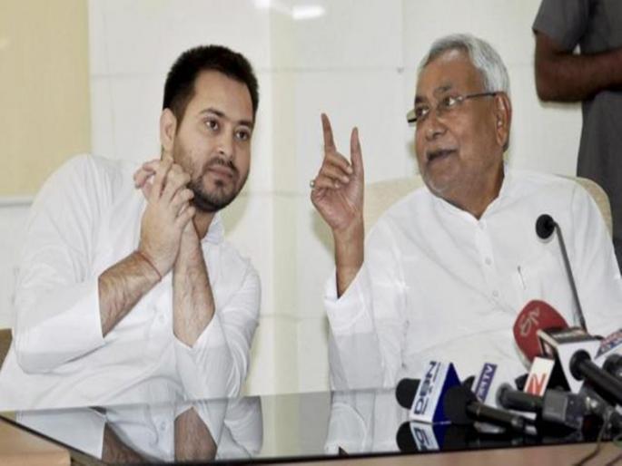 20-minute discussion with Tejaswi-Nitish Kumar; BJP's worries | तेजस्वी-नितीश कुमार यांच्यात 20 मिनिटे चर्चा; भाजपची चिंता वाढली 20-minute discussion with Tejaswi-Nitish Kumar; BJP's worries | तेजस्वी-नितीश कुमार यांच्यात 20 मिनिटे चर्चा; भाजपची चिंता वाढली