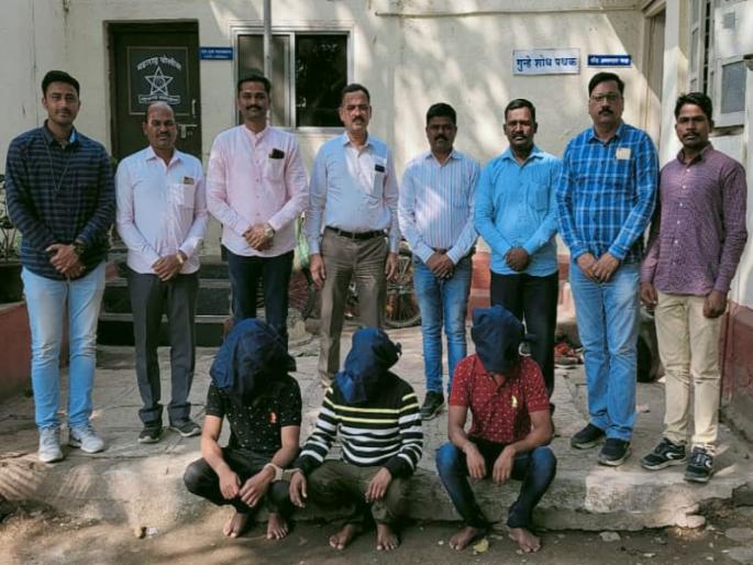 The three were arrested within 48 hours after being stabbed with a machete, knife and rod | कोयता, चाकू व रॉडने वार करून खून केल्याप्रकरणी तिघे जण ४८ तासांच्या आत जेरबंद The three were arrested within 48 hours after being stabbed with a machete, knife and rod | कोयता, चाकू व रॉडने वार करून खून केल्याप्रकरणी तिघे जण ४८ तासांच्या आत जेरबंद